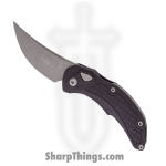 Microtech - 268A-10AP - Bastinelli Brachial - Automatic Knife - M390 Apocalyptic Trailing Point - 6061-T6 Aluminum - Black