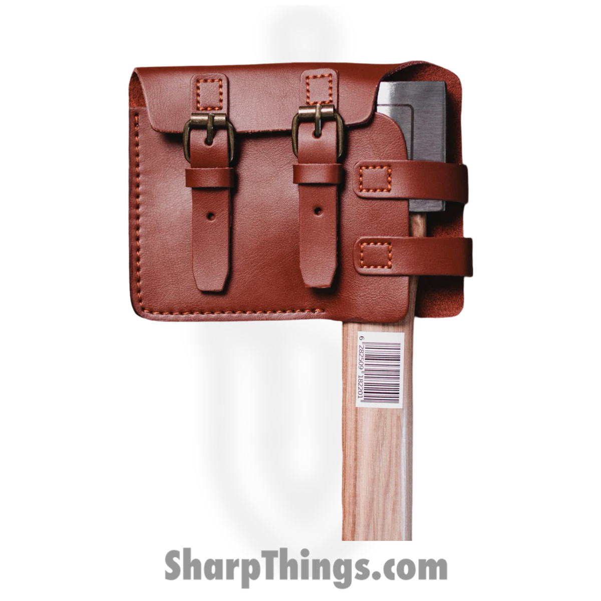 6f551a35-087b-492b-bb9a-ee51a0e47c1f_WATL228_1.jpg World Axe Throwing League - WATL228 - Universal Axe Sheath - Leather - Black - Image 1