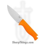 Benchmade - 15006 - Steep Country Hunter - Fixed Blade Knife - CPM S30V Stonewash Drop Point - Santoprene - Orange
