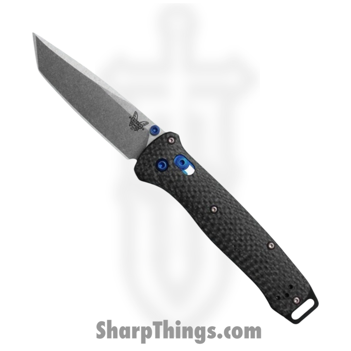 70123f58-2ca1-410e-b236-4f6061365d58_537-09_1.jpg Benchmade - 537-09 - Bailout - Folding Knife - M390 Satin Tanto - Carbon Fiber - Black Blue - Image 1