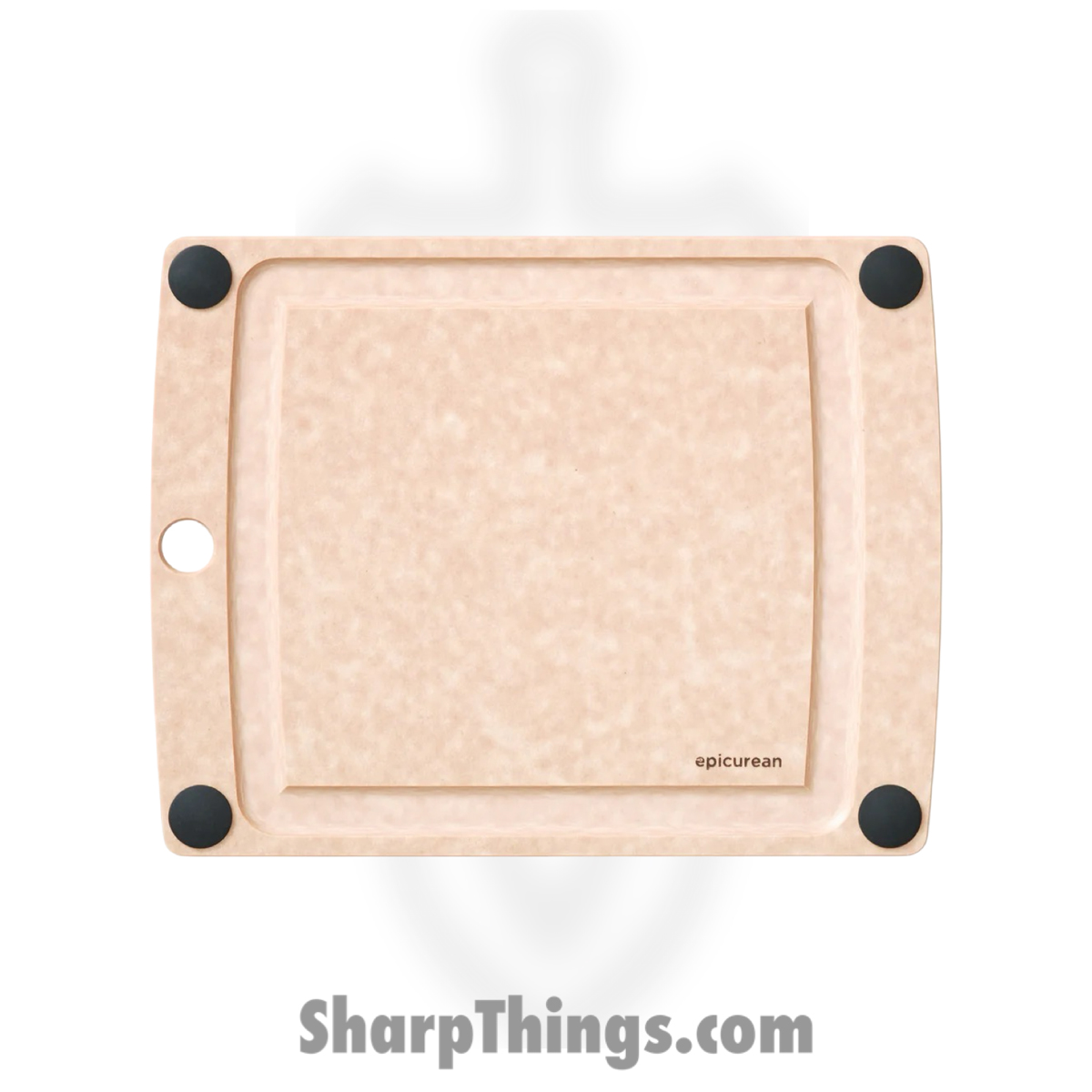 707449d9-748e-4ba6-90af-dfb1dbbd0b6a_505-120901003_1.jpg Epicurean - 505-120901003 - All-In-One Cutting Board with Non-Slip Feet and Juice Groove 11.5" x 9" - Natural - Image 1
