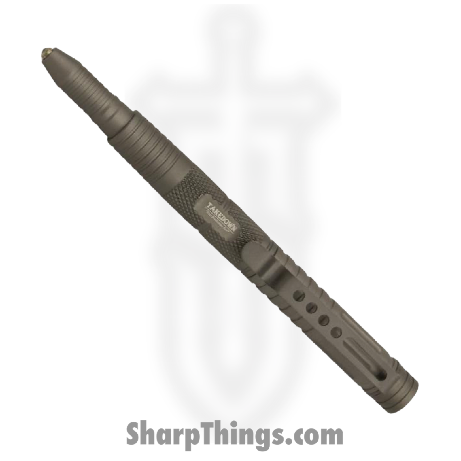 727db47e-e265-4376-90d1-173a48c64fb2_TDH77_1.png Takedown - TDH77 - PD Tactical Self Defense Tool and Pen - Aluminum - Gray - Image 1