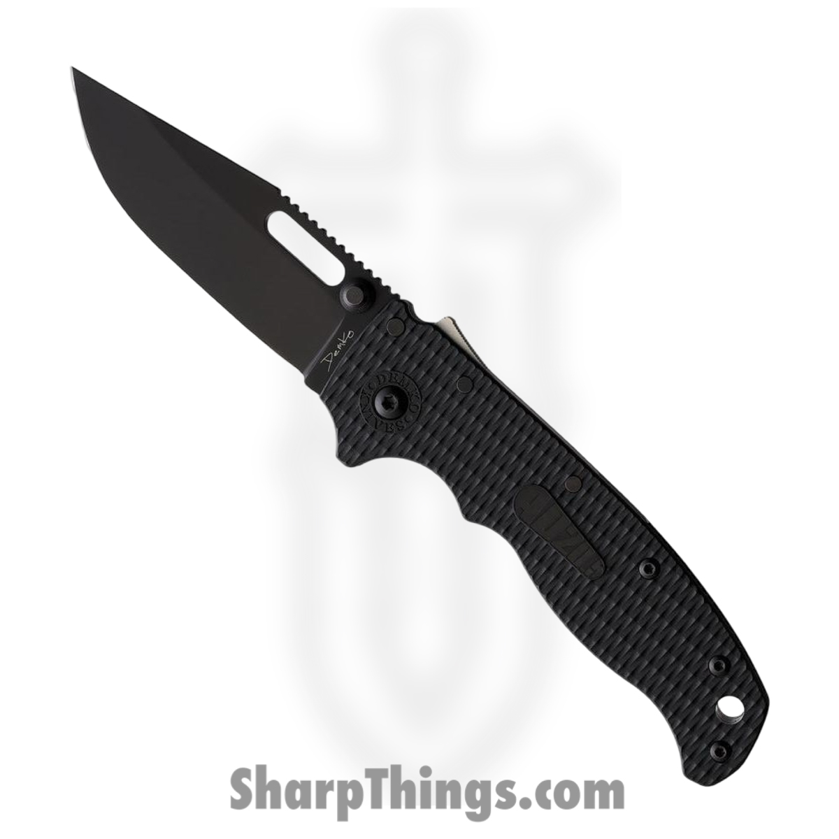 72dbfb2e-6b71-48b7-aa48-ac332ac3b8c2_DEMAD205F12B_1.jpg Demko Knives - DEMAD205F12B - AD 20.5 - Folding Knife - AUS-10A Coated Clip Point - Grivory - Black - Image 1