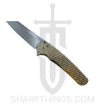 ProTech - 5211 - Malibu Bronze Custom - Automatic Knife - CPM-20CV Stonewash Reverse Tanto - 7075 Aluminum - Bronze
