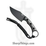 Civivi - CIVC20059B1 - Midwatch - Fixed Blade Knife - N690 Black Stonewash Clip Point - Burlap Micarta - Black