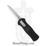Benchmade - 3350 - Mini Infidel Tactical - OTF Auto - D2 Satin Dagger - 6061-T6 Aluminum - Black