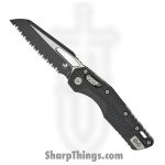 Microtech - 210T-3PMBK - MSI - Folding Knife - M390MK Coated Modified Sheepsfoot - Polymer - Black
