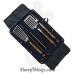 Lamson - 33574 - Premier 20" Walnut 4-Piece Deluxe Barbecue Set