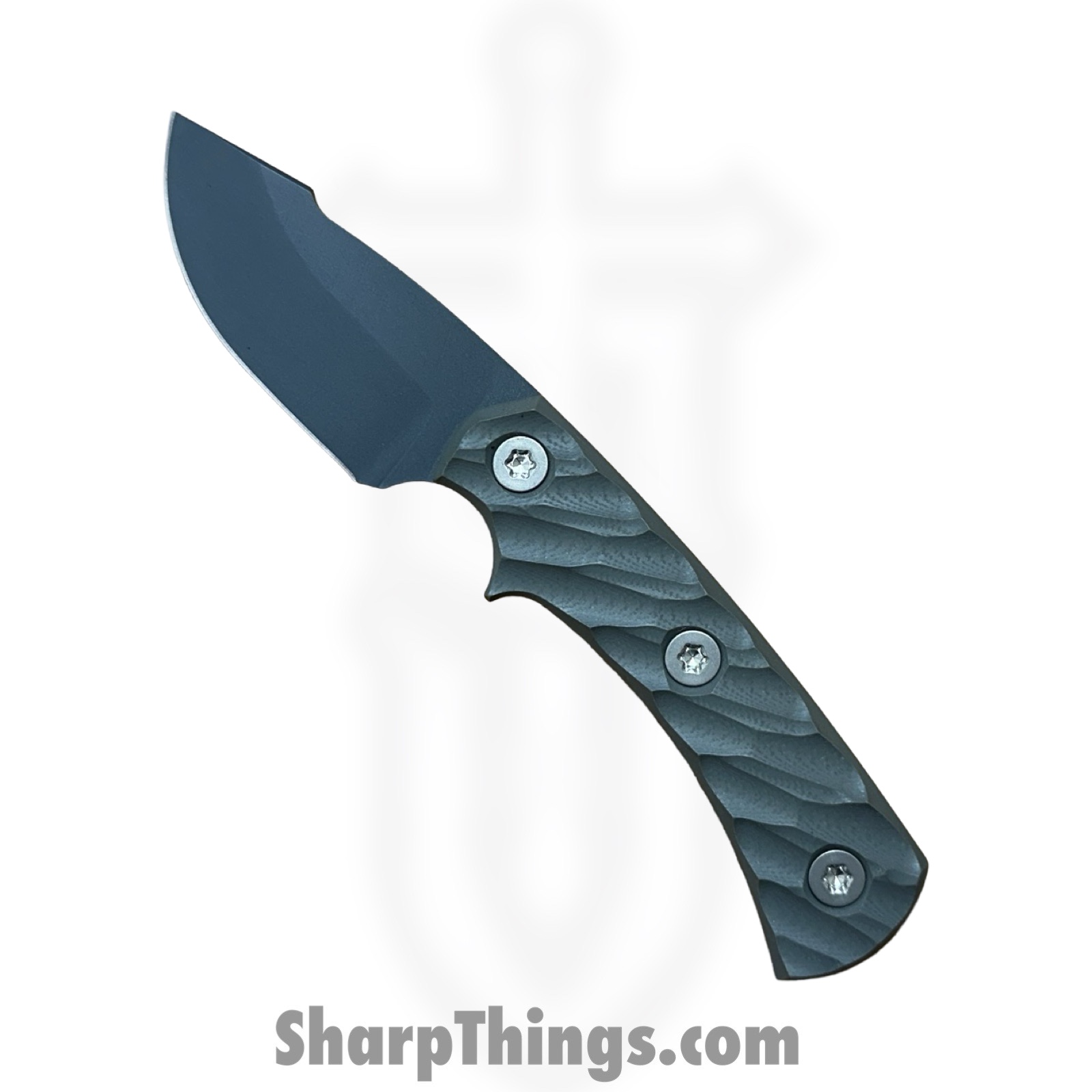 7707b704-96ff-4357-8d38-0e25ba2ea7ae_HFBBHG10BKTI-Beef-Harpoon_1.jpg Half Face Blades - HFBBHMIBKTI - Beef Harpoon - Fixed Blade Knife - S45VN Coated Harpoon - Canvas Micarta Ti - Black - Image 1