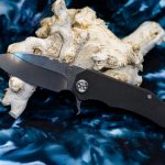 Medford Knife - 187 Flipper - Folding Knife - Tumbled D2 G10 - Black