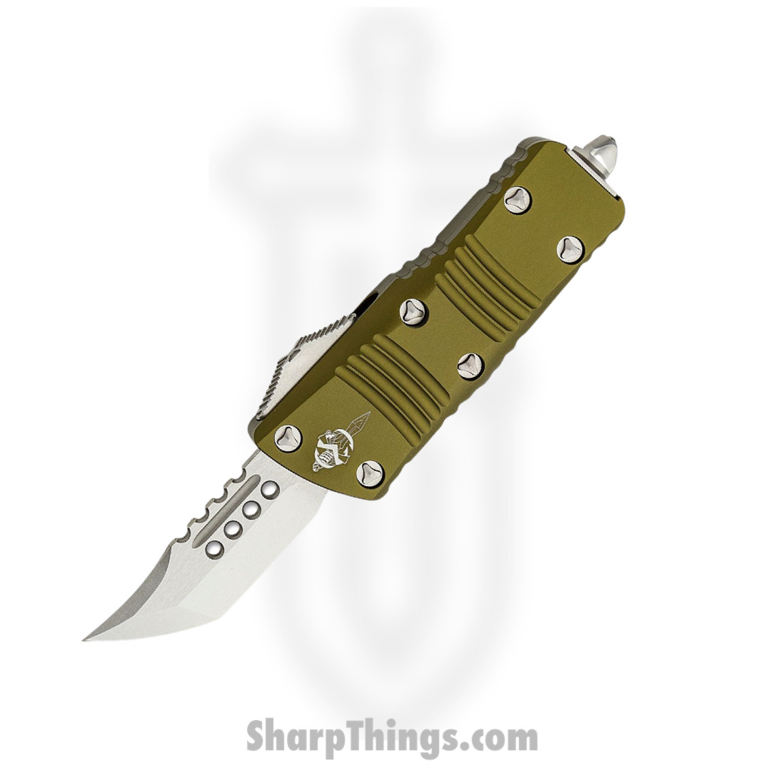 780f75b9-72cb-4788-b4a6-9d2954daa474_819-10ODS_1.jpg Microtech - 819-10ODS - Mini Troodon Siganture Series - OTF Auto - 819-10ODS Mini Troodon Siganture Series OTF Auto - 6061-T6 Aluminum - OD Green - Image 1