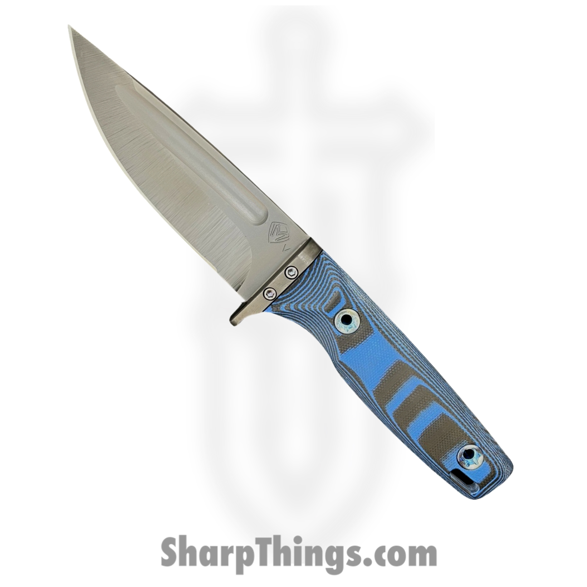 782ef69c-9d28-4df4-bda6-ee3fb5c0e6f4_MK116VPQ-12KB-SPQ3-Q4_1.jpg Medford Knife and Tool - MK116VPQ-12KB-SPQ3-Q4 - The Deep - Fixed Blade Knife - 20CV PVD Drop Point - G10 - Black Blue - Image 1