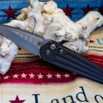 Medford Knife - MK209STQ-38A3-TFCF-BN - Nosferatu Auto - Tumbled Folder - S35VN Alu. - Violet
