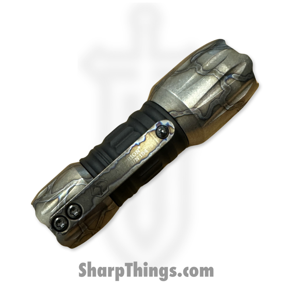 789209d2-cd9a-468f-b15d-cfc6326796ff_H090-BLK-FLT_1.jpg Heretic Knives - H090-BLK-FLT - Hyperion Flashlight - 1200Ln - Flamed Ti - Black - Image 1