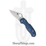 Spyderco - SC223PCBL - Para 3 Compression Lock - Folding Knife - CPM-SPY27 Satin Clip Point - FRN - Cobalt Blue