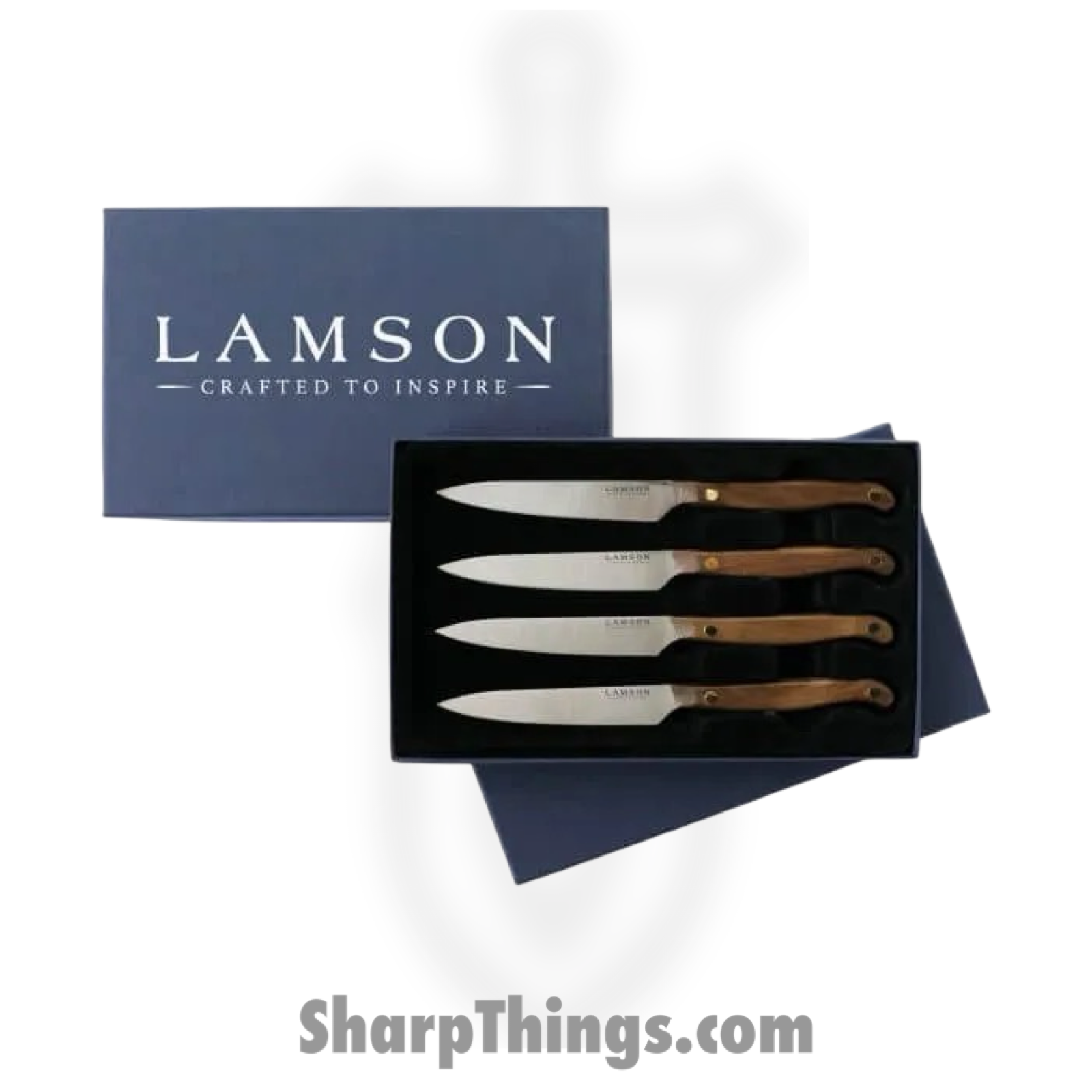 7a1392a6-c753-43fa-94c4-715656786a56_56592_1.png Lamson - 56592 - 4-Piece Vintage Fine Edge Steak Knife Set - Image 1