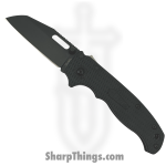 Demko Knives - DEMAD205F25B - AD 20.5 Shark-Lock - Folding Knife - D2 Coated Wharncliffe - Polymer - Black