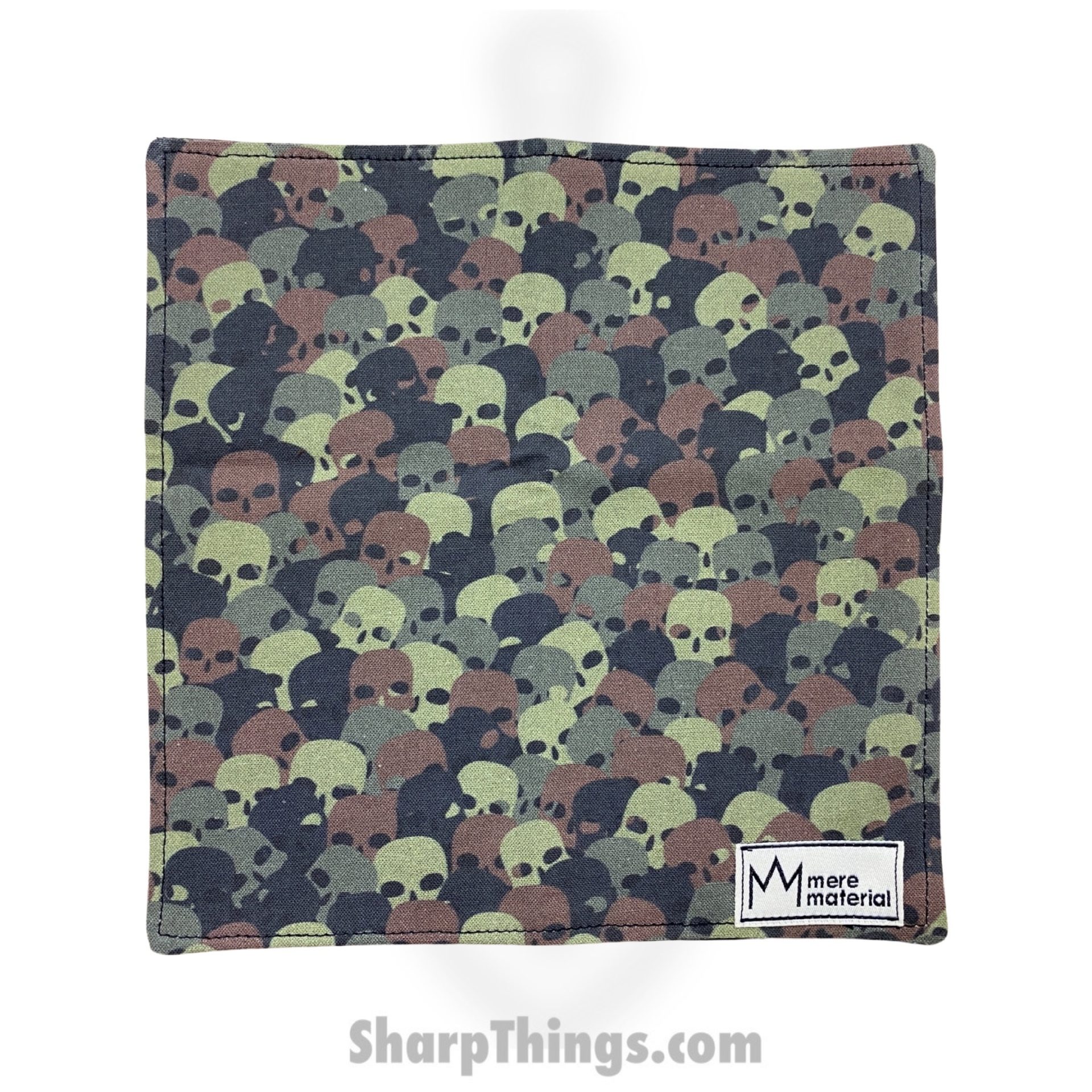 7abed20d-021f-48a2-9a93-9e48c2ba3b1d_MM0031_1.jpg Mere Material Shankerchief - MM0031 - Handmade Handkerchief - Skull Camo - Image 1