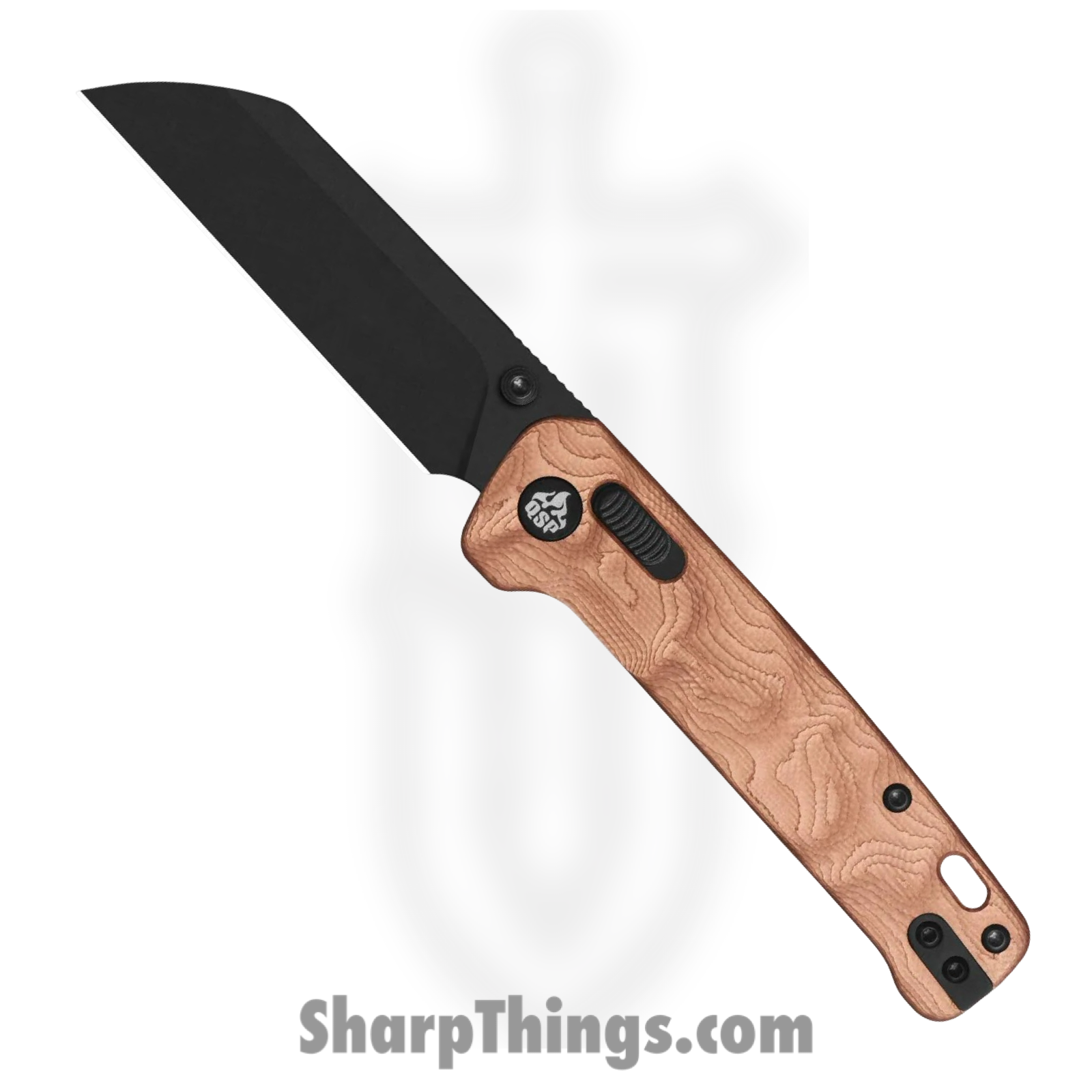 7acc50f2-d13c-4690-92a1-2208603a370f_QS130GLF2_1.png QSP - QS130GLF2 - Penguin Glyde - Folding Knife - 14C28N Coated Sheepsfoot - G10 with Copper Foil - Copper - Image 1