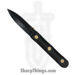 Elishewitz Studio - EK-IF-DG-BK - EK Integral Folder Les George Collab - Folding Knife - M390 Coated Dagger - Titanium - Black Gold
