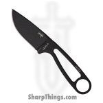 ESEE - RCIB - Izula - Fixed Blade Knife - 1095 HC Coated Drop Point - 1095 HC - Black