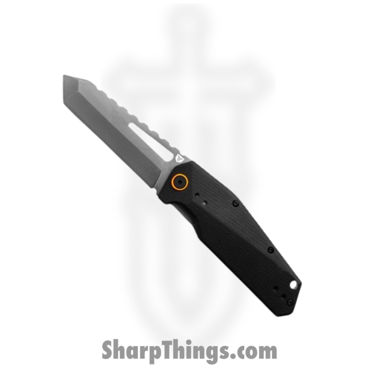 7c050993-0df9-42a9-bbde-eea8e58de606_TRU-FMK-1030_1.jpg True - TRU-FMK-1030 - Berm Flipper - Folding Knife - 7Cr17MoV TiN Tanto - G10 - Black - Image 1
