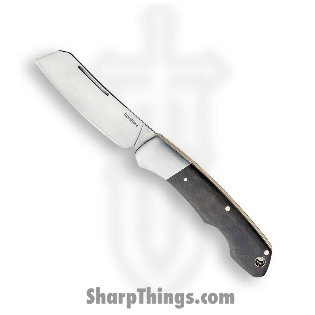 7cb78dbd-a03e-4f38-9f06-d768ee876bcb_4384_1.jpg Kershaw - 4384 - Parley - Folding Knife - 7Cr17MoV Satin Cleaver - Micarta, Stainless Steel Bolster - Green - Image 1