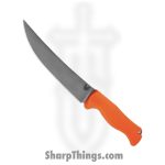 Benchmade - 15500 - Meatcrafter - Fixed Blade Knife - CPM 154 Blasted Trailing Point - Polymer - Orange