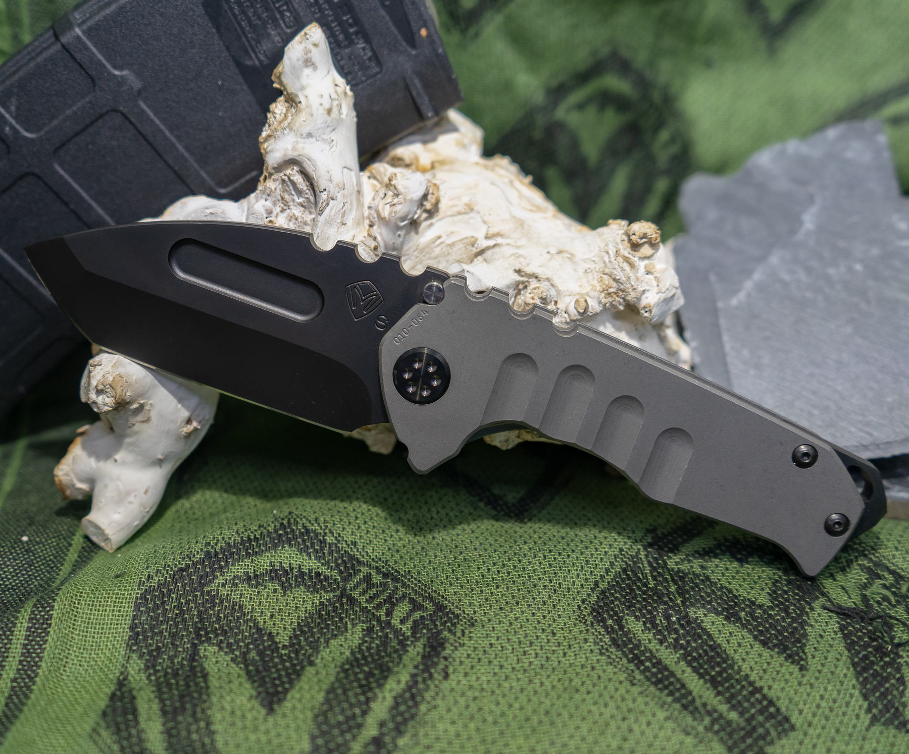 7e5f4b15-0735-4ef8-a73d-4cd7cb0af0af_Praetorian-Genesis-T-1_1.jpg Medford Knife - Praetorian Genesis T - MK029SPT PVD Tanto Folding Knife - S35VN - Black - Image 1