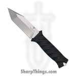 Takumitak - TKF201SL - Fulcrum - Fixed Blade Knife - D2 Polished Tanto - G10 - Black