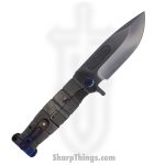 Medford Knife - MK204MTQ-01TM-TFCF-PF - USMC Fighter Flipper Knife - Magnacut Tumbled - Titanium