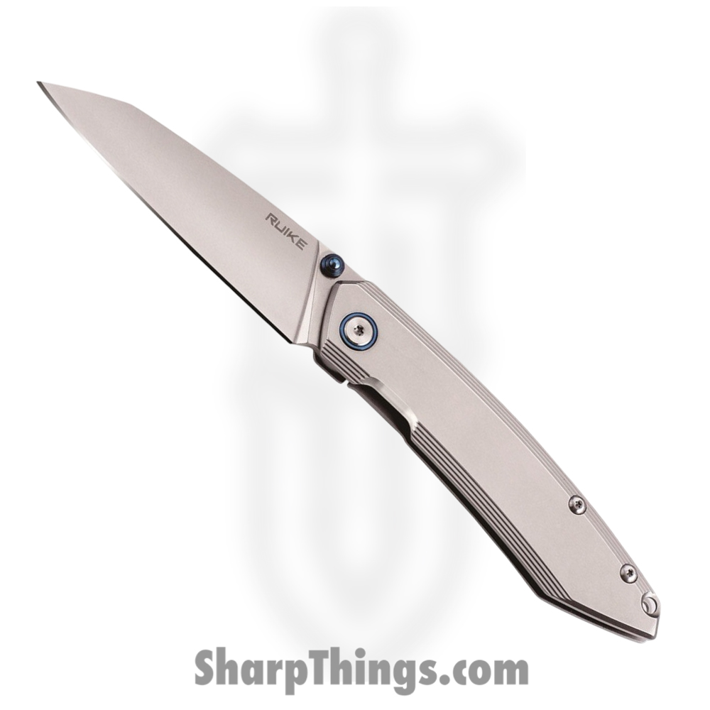 7ff83530-cb8f-4b9a-baf6-b6a97f6e3142_RKEP831SF_1.jpg Ruike - RKEP831SF - P831-SF - Folding Knife - 14C28N Stonewash Reverse Tanto - 3Cr14N - Gray - Image 1