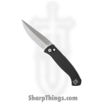 ProTech - 1321-Satin - Brend 3 - Automatic Knife - 154CM Stonewash Clip Point - Aluminum - Black