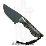 Cave Blades - CB-SAM-GLOW - Samaritan - Fixed Blade Knife - CPM 154 Coated Drop Point - Glow Carbon Fiber - Glow Rose