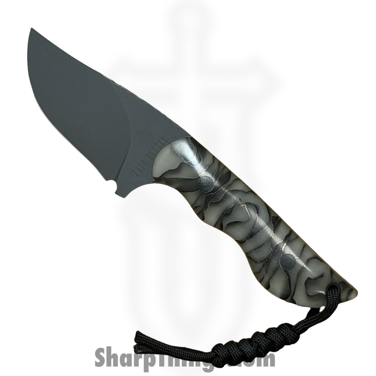 817feac1-3e4d-4667-8344-7596b0a4aa63_CB-SAM-GLOW_1.jpg Cave Blades - CB-SAM-GLOW - Samaritan - Fixed Blade Knife - CPM 154 Coated Drop Point - Glow Carbon Fiber - Glow Rose - Image 1