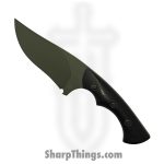 Cave Blades - CaveHunt1 - Hunter - Fixed Blade Knife - 154CM - Micarta - Brown