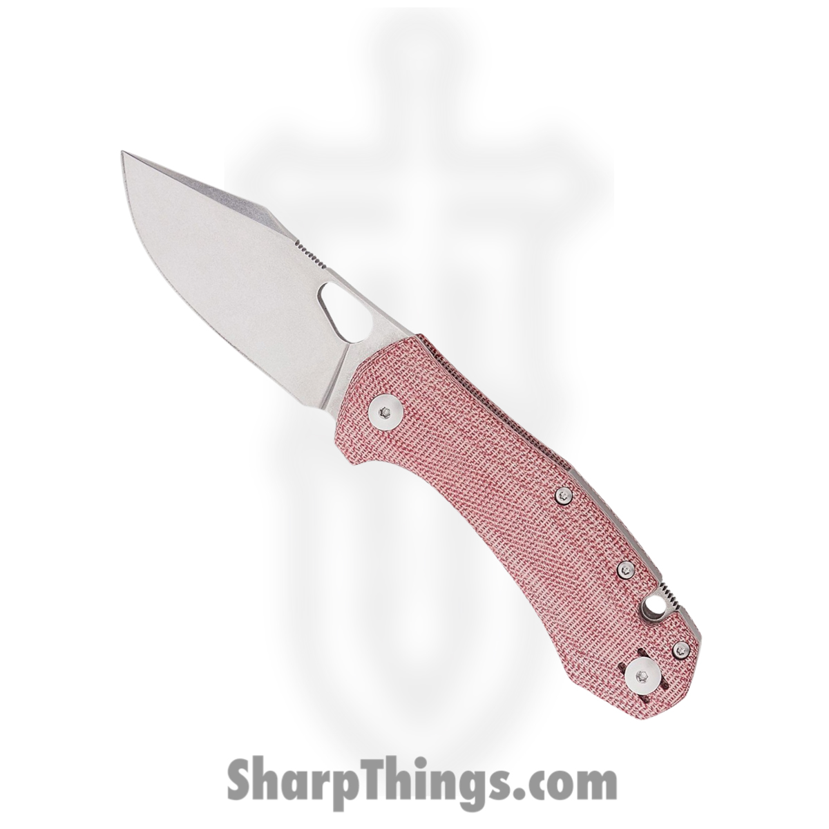 822d6c7d-5a81-47ae-b958-bf59b498ba96_ATELIER-RED-CANVAS_1.jpg GiantMouse - ATELIER-RED-CANVAS - ACE Atelier ("Mini Grand") - Folding Knife - Elmax Stonewash Clip Point - Canvas Micarta - Red - Image 1
