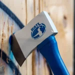 World Axe Throwing League - WATL012 - The Kill Shot Throwing Axe - 1045 Carbon Steel - Fiberglass - Blue