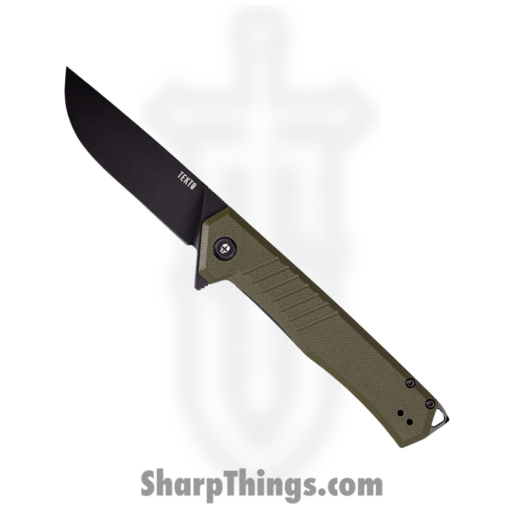 82fdf7b1-0b3f-4eb2-b3c8-ed29c7fc6716_TKF1AGNG1BK_1.jpg Tekto - TKF1AGNG1BK - F1 Alpha - Folding Knife - D2 Coated Drop Point - G10 - Black - Image 1