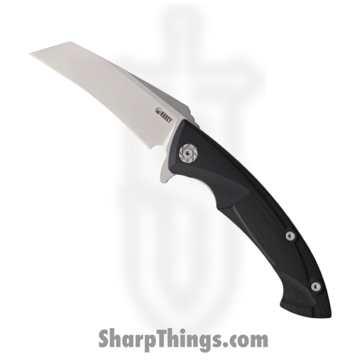 83772790-bc75-4028-a305-33fd2a8ebc5d_KUB212A_1.jpg Kubey - KUB212A - Anteater - Folding Knife - D2 Satin Reverse Tanto - G10 - Black - Image 1