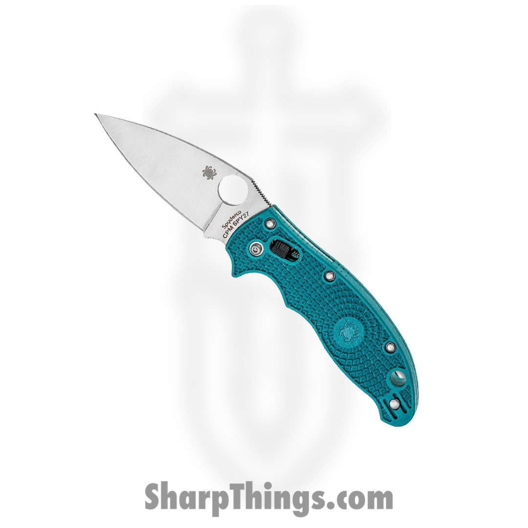84261762-0c2a-4874-b7b9-0082b77657cc_SC101PCBL2_1.jpg Spyderco - SC101PCBL2 - Manix 2 - Folding Knife - CPM SPY27 Satin Drop Point - FRN - Blue - Image 1