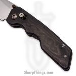 Attention 2 Detail Mercantile - A2DBLmBlkCmo - Bar Lock Medium - Folding Knife - S30V Two Tone Drop Point - Fat Carbon - Black