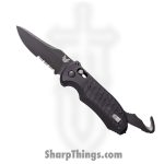 Benchmade - 9170sbk - Auto Triage First Responder Knife - Automatic Knife - N680 Coated P/S Drop Point - G10 - Black