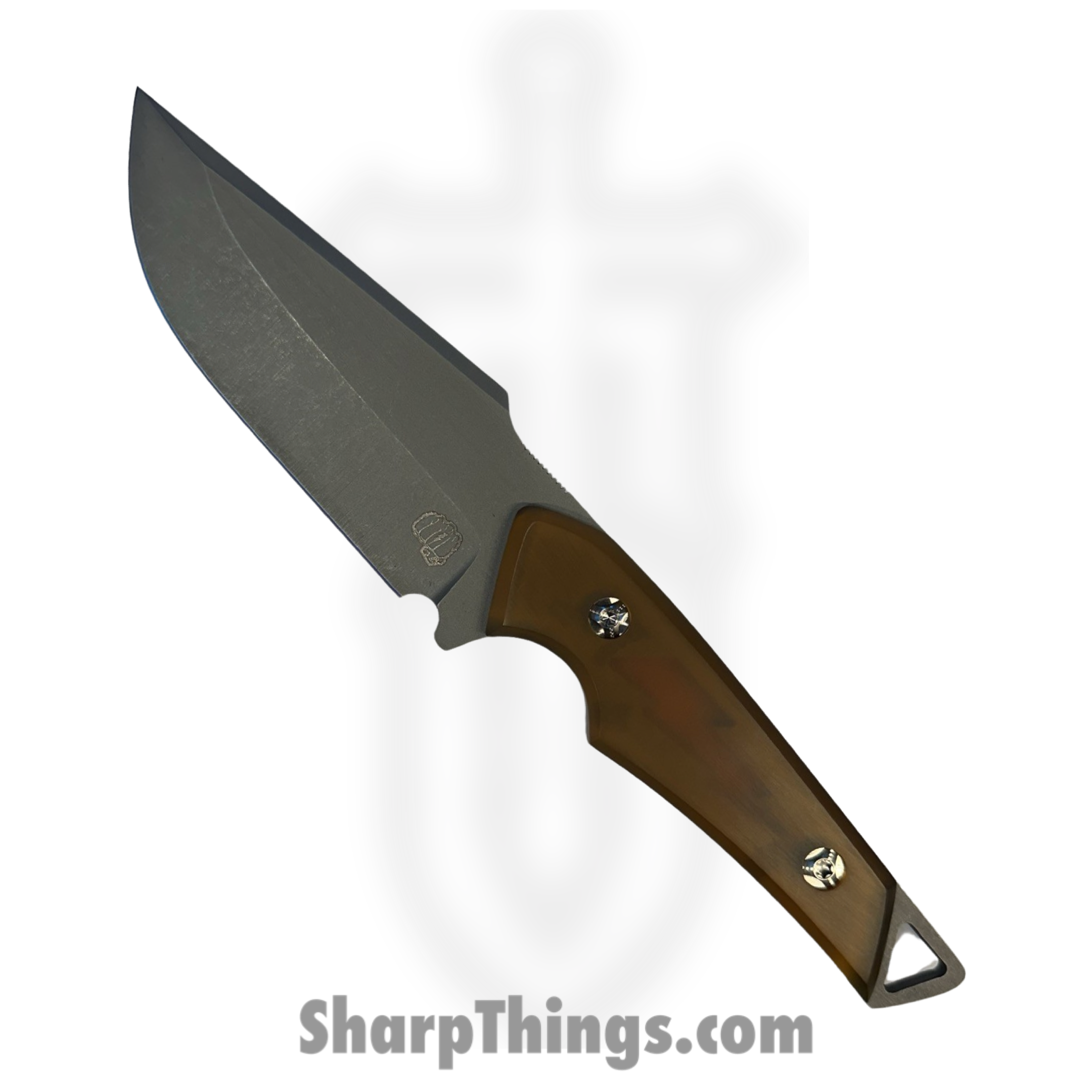8586a030-3dff-482b-b38f-9b42fb993b79_SO3_1.png Something Obscene Co. - SO3 - Archer - Fixed Blade Knife - CPM MagnaCut Acid Etch Stonewash Clip Point - Ultem - Yellow - Image 1