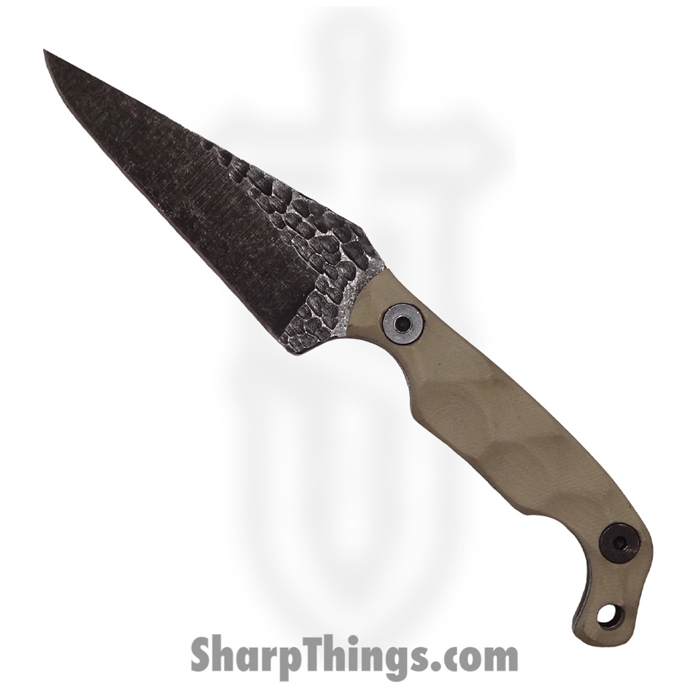 85a6231b-2691-4843-8f8f-7de0f57146e3_MINI-TAN-G10_1.jpg Stroup Knives - MINI-TAN-G10 - Mini EDC Fixed Blade Knife - 1095 G10 - Tan - Image 1