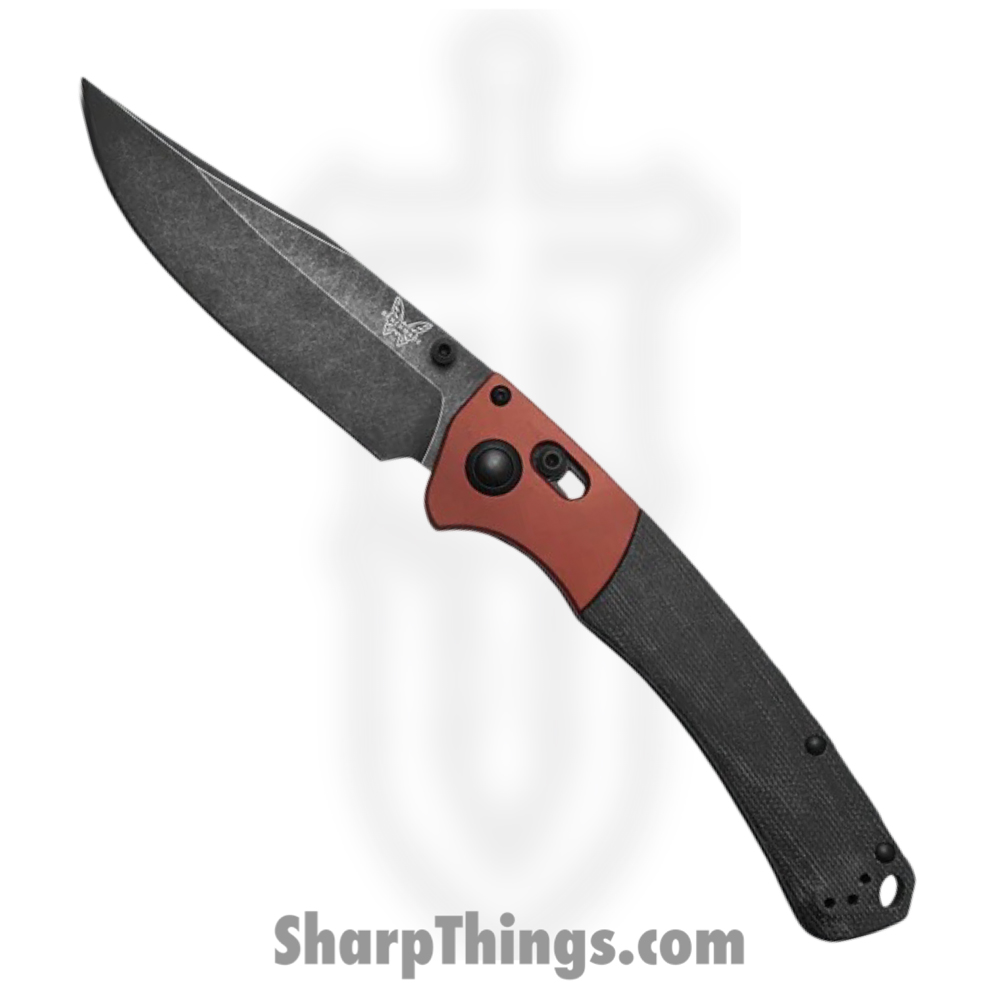 86dc3206-8dd8-4f50-834b-98861caae0b7_15080BK-04_1.jpg Benchmade - 15080BK-04 - Crooked River - Folding Knife - CPM MagnaCut DLC Battlewash Clip Point - Aluminum Canvas Micarta - Burnt Copper Black - Image 1