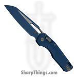 Microtech - 210T-1PMCBL - MSI Ram-Lok - Folding Knife - M390MK Cerakote Modified Sheepsfoot - Injection Molded Polymer - Blue