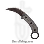 Bastinelli Creations - BC-38-PVD - Fury Collab w Michael Illouz - M390 - Fixed Blade Knife - Canvas Micarta - Black