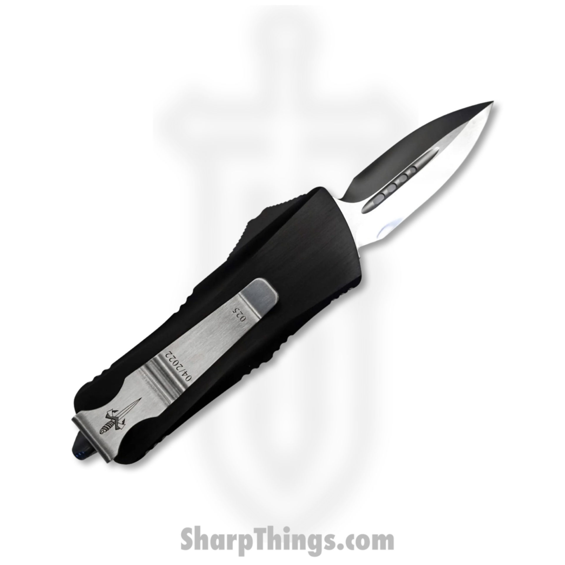 885d4002-c68f-4bcc-9bf3-4710d2827801_MFC-MiniTroo_1.jpg Marfione Custom Knives - MFC-MiniTroo - Marfione Custom Mini Troodon - OTF Auto - MFC-MiniTroo Marfione Custom Mini Troodon OTF Auto - Aluminum - Black - Image 1