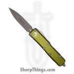 Microtech - 232-10APOD - UTX-85 D/E - OTF Auto - Apocalyptic Dagger - 6061 T6 Aluminum - OD Green